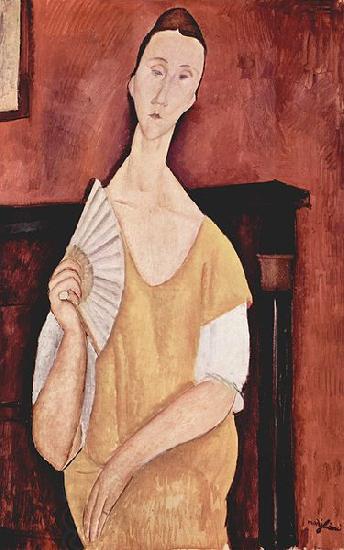 Amedeo Modigliani Woman with a Fan China oil painting art